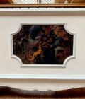 Chest of drawers with stained glass