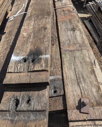 wagon bottom board in antique oak