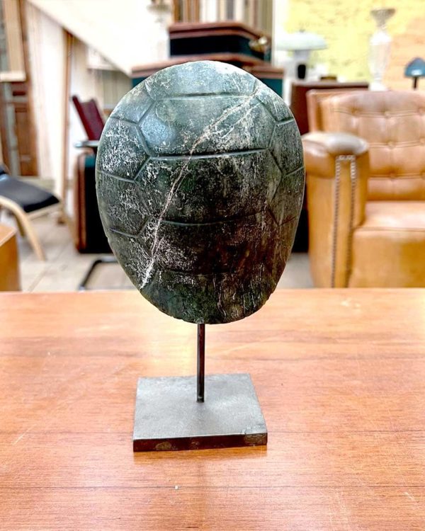 Turtle shell statuette