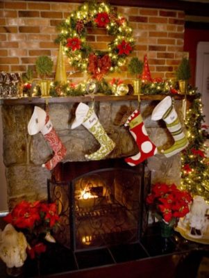 Cheminée de noel
