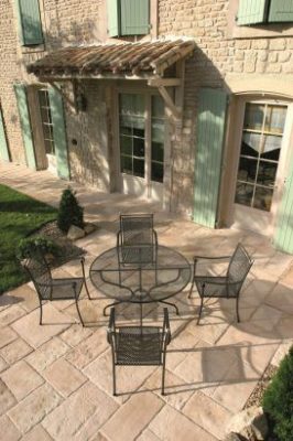 stone terrace