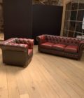 canapé chesterfield rouge