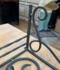 Wrought iron coat rack
