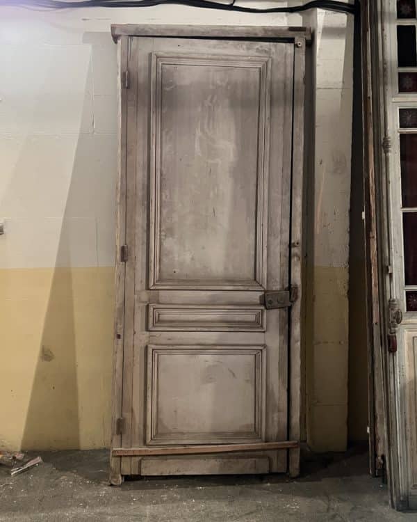 Porte ancienne avec bâti 108×255 cm