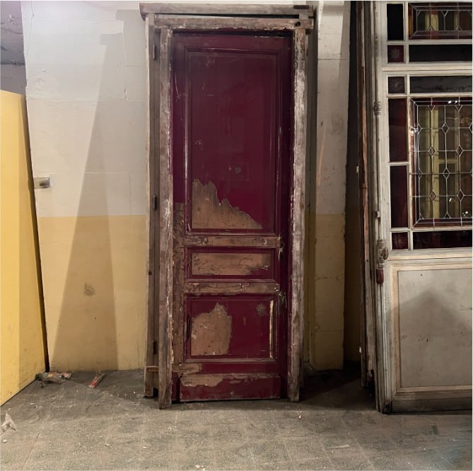 Porte avec bâti 92×237 cm