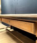 Bureau ancien de la banque de France, 75x76x203cm.