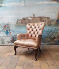 Fauteuil chesterfield chippendale