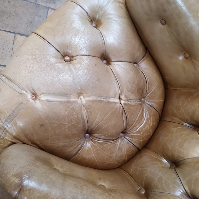 Chippendale chesterfield armchair seat