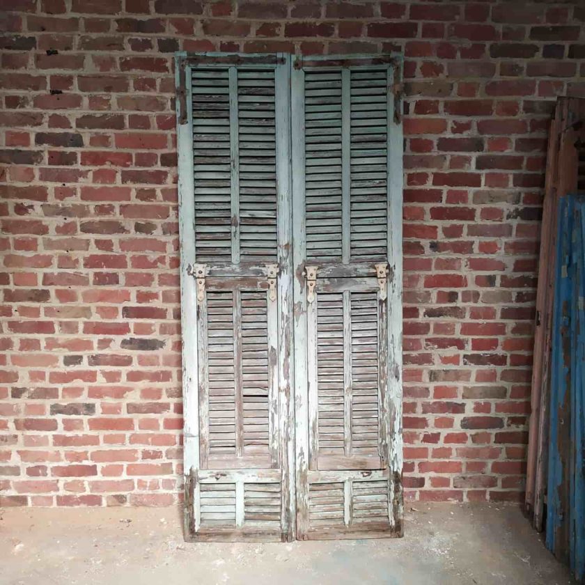 Antique double shutter, 94x207cm.