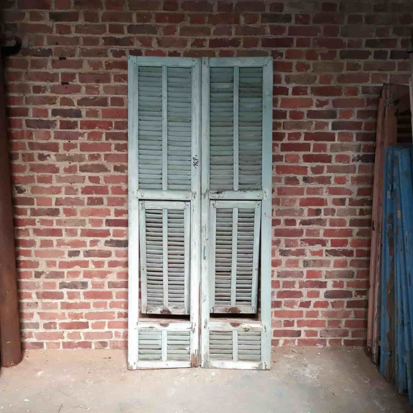 Antique double shutter, 94x207cm.