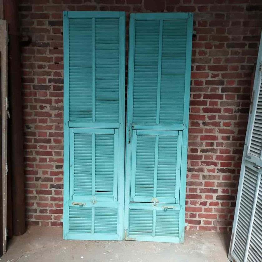 Antique double shutter, 129x239cm.