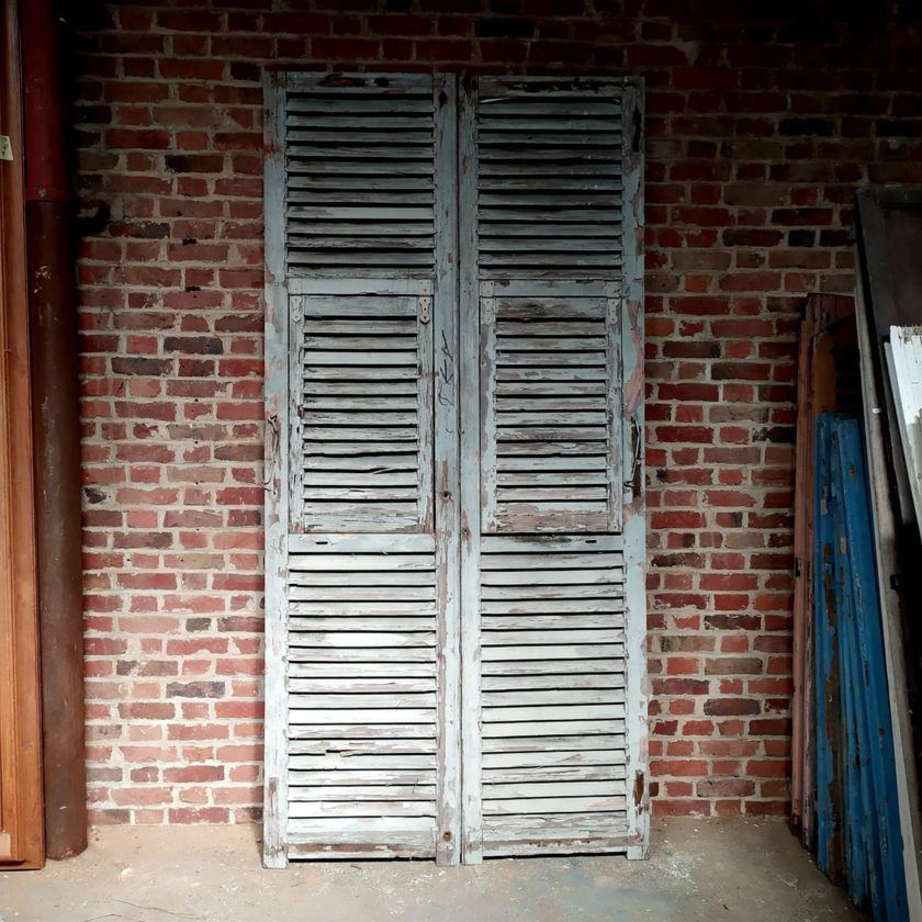 Antique double shutter, 127x260cm.