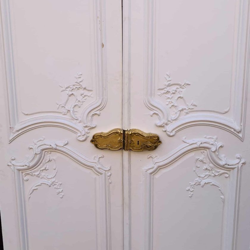Louis XV style double door details