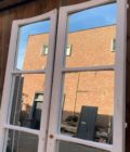 Double curved door with zoom mirror