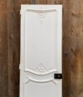 Porte simple style Louis XV front