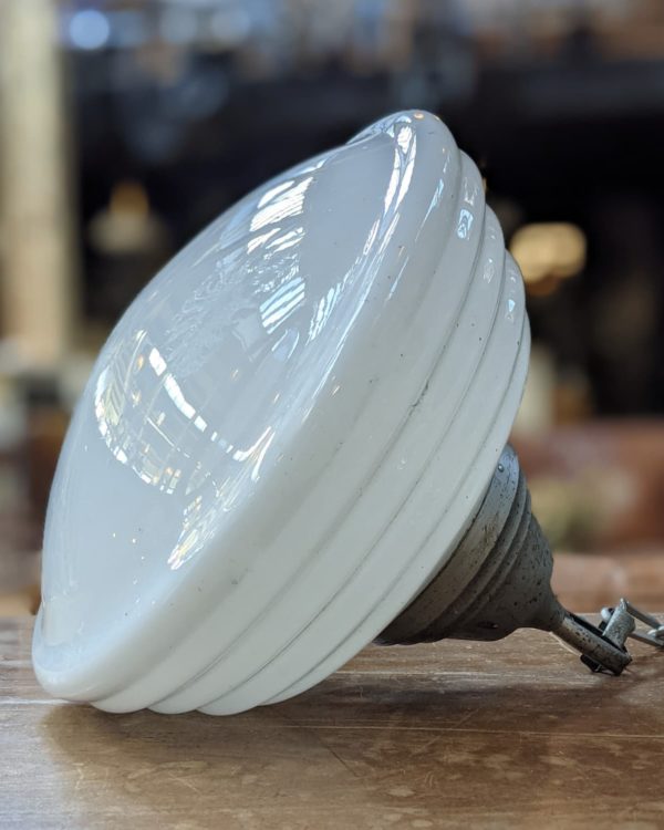 white opaline lamp