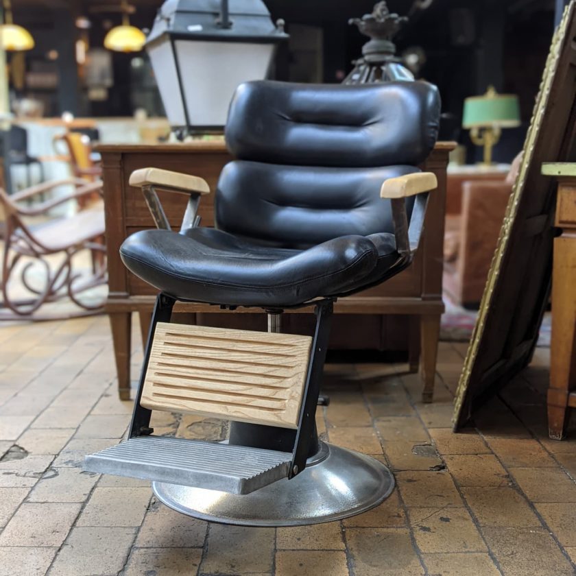 leather barber chair