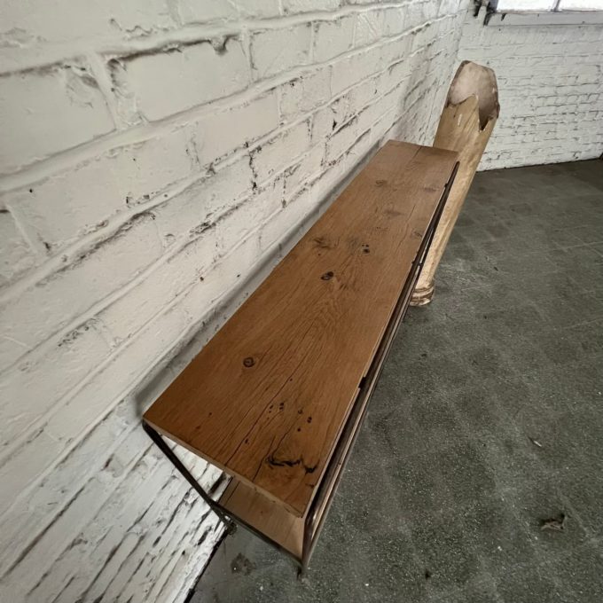 Industrial style console top