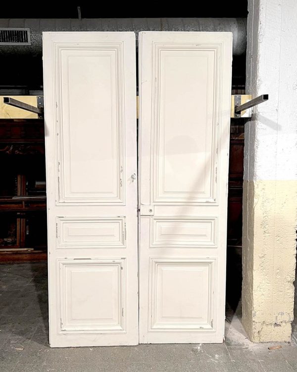 Haussmann-style double door 247×140 cm