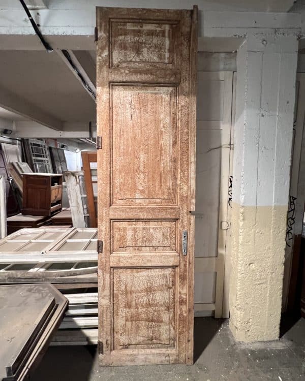 Antique stripped door 77×295 cm