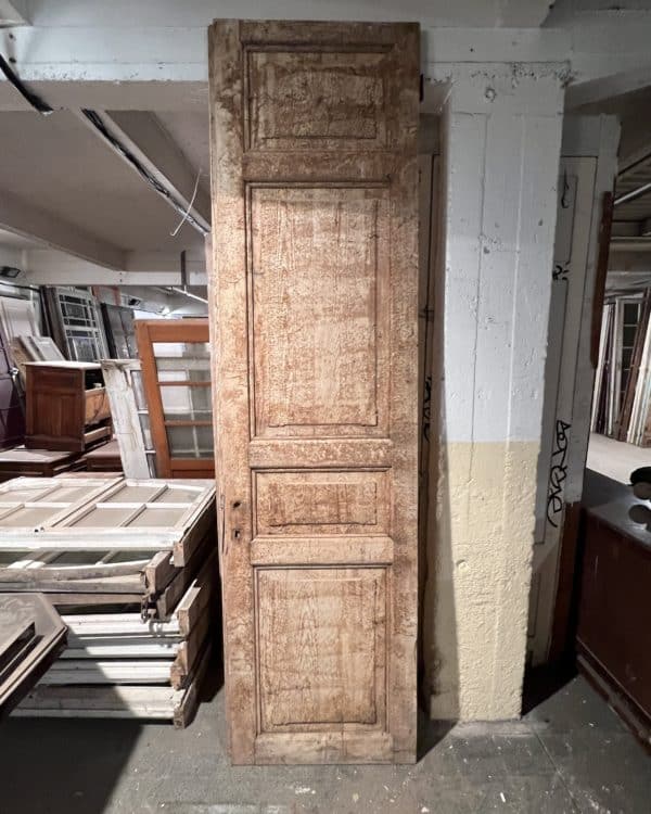 Antique stripped door 77×295 cm