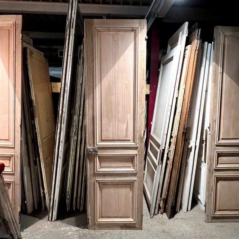 Porte-haussmannienne-decapee-74x266-cm | Matériaux Authentiques Porte haussmannienne décapée 74×266 cm