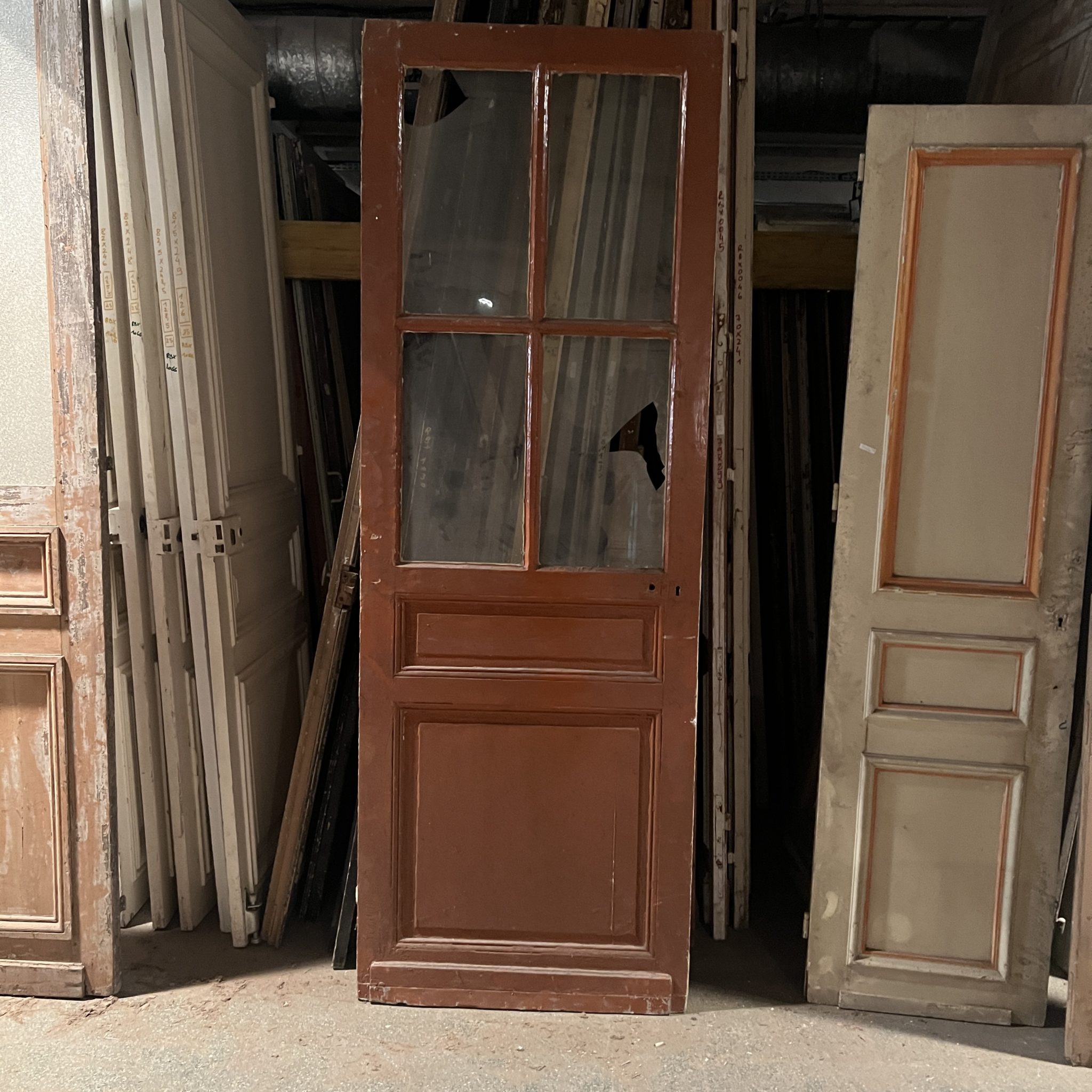 Porte-vitree-80x226-cm-1 | Matériaux Authentiques Glass door 80×226 cm