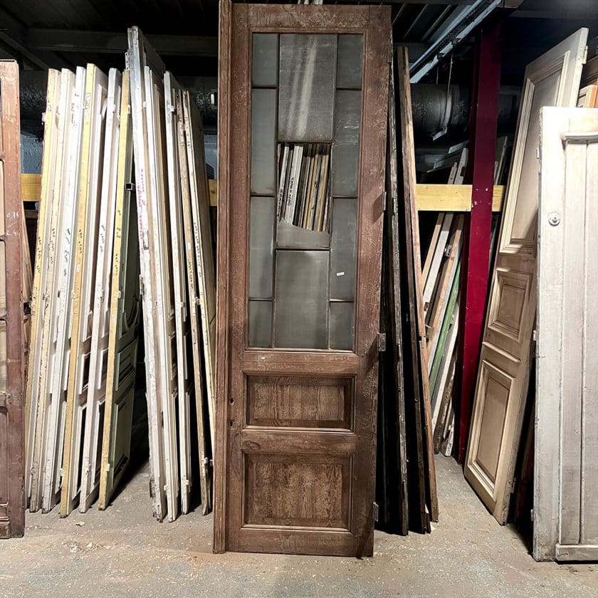 Porte-vitree-825x273-cm | Matériaux Authentiques Glass door 82.5×273 cm