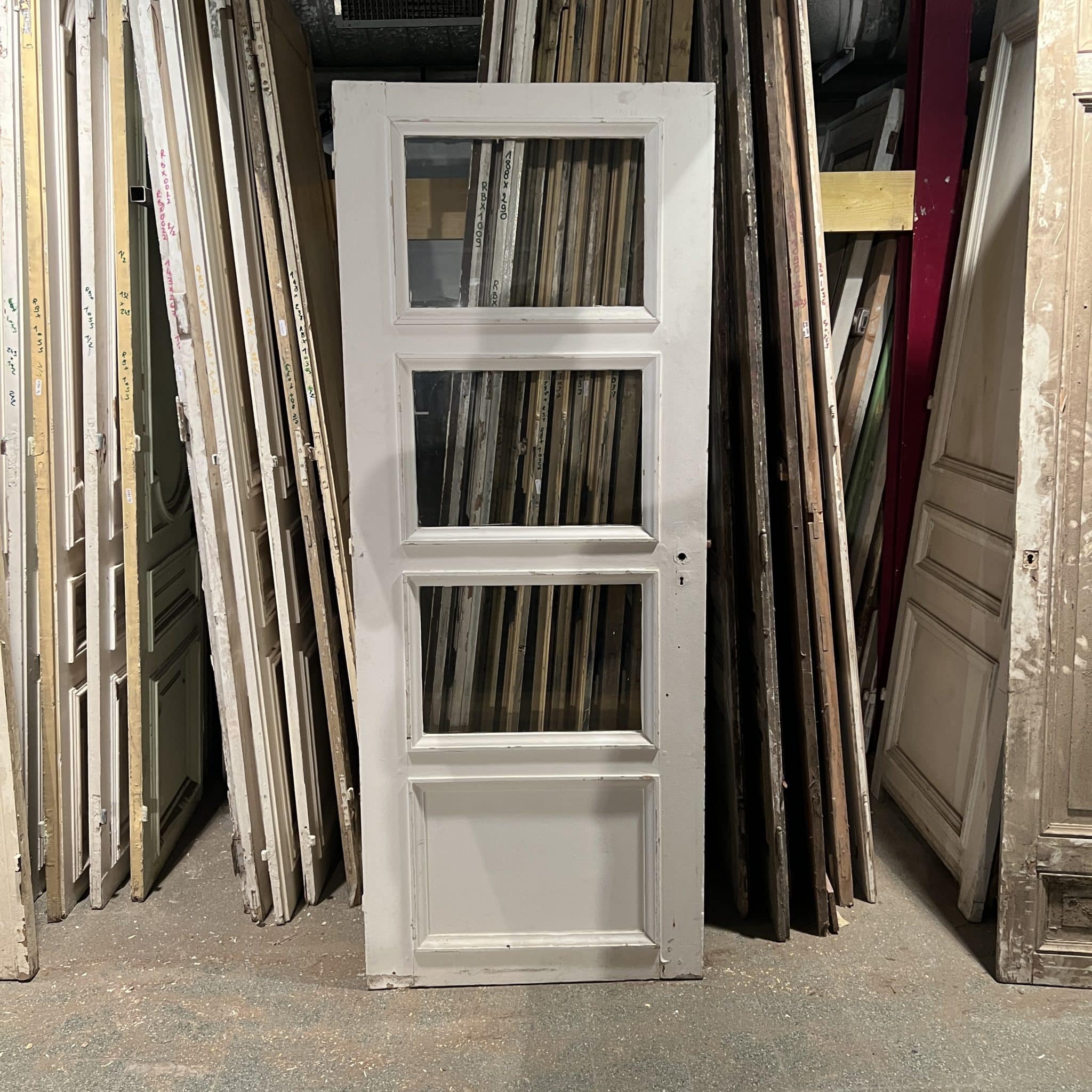 Porte-vitree-82x232-cm-1 | Matériaux Authentiques Glass door 82×232 cm