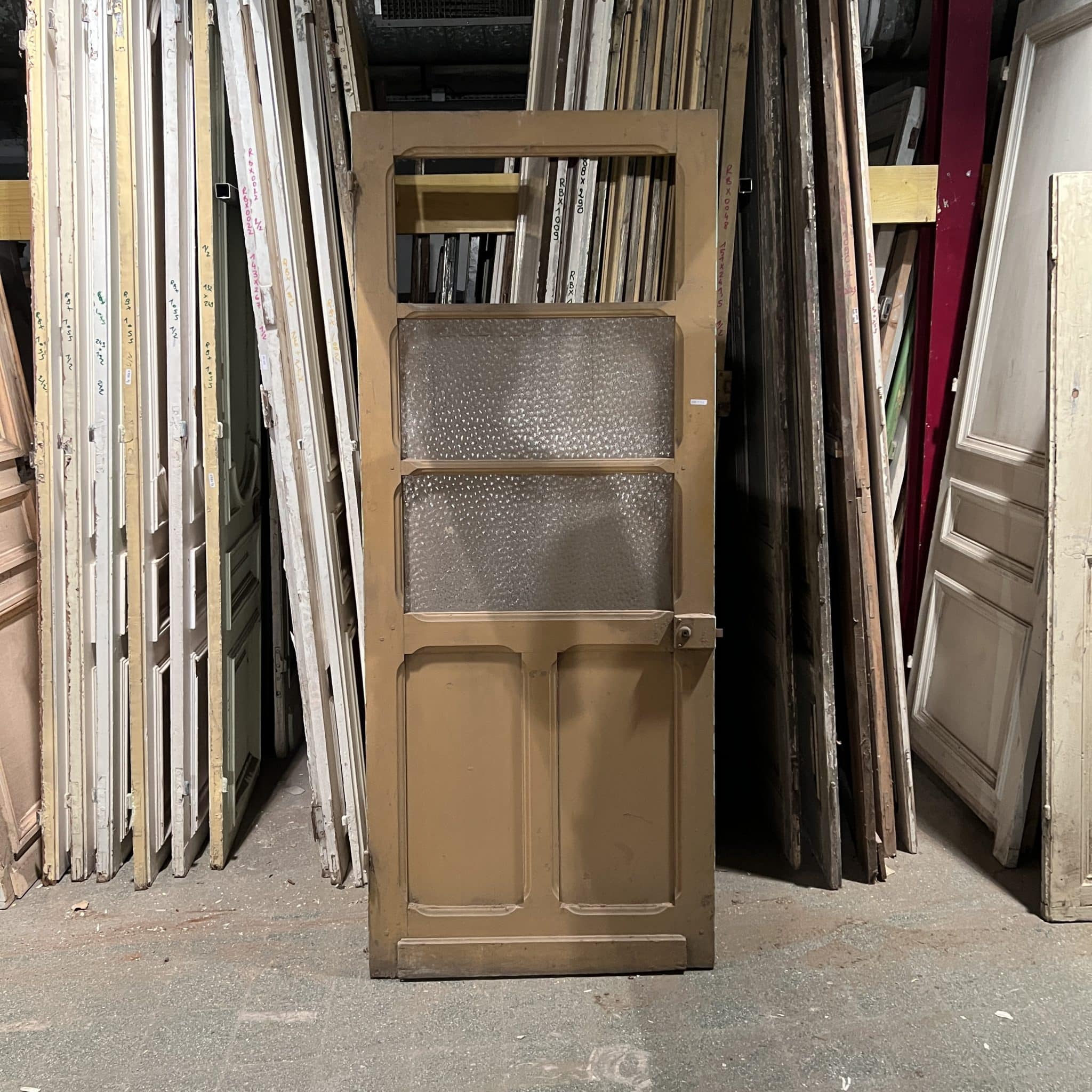 Porte-vitree-83x201-cm | Matériaux Authentiques Glass door 83×201 cm