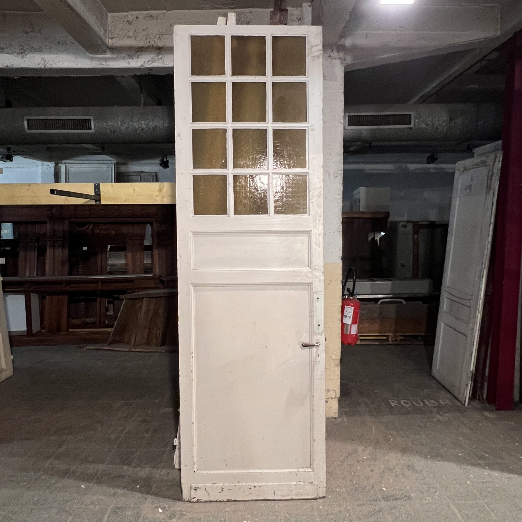 Glass door 87×282 cm