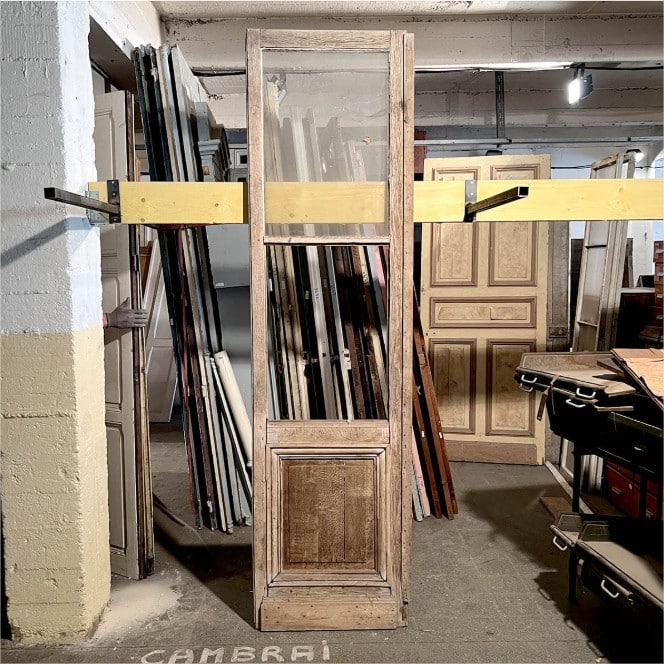 Produit Porte vitrée 2259 - Fiche - Google Chrome | Matériaux Authentiques Glass door 259×67.5 cm