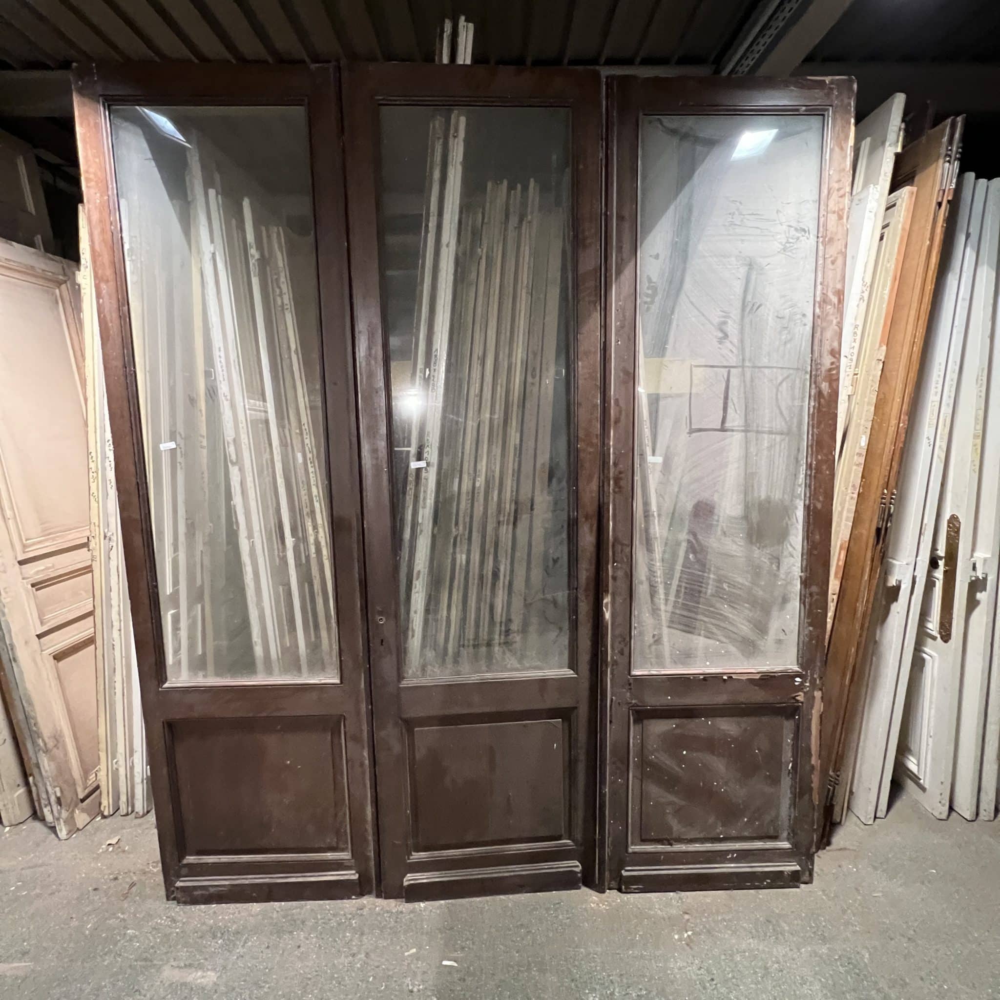 Triptyque vitrée 234×271 cm