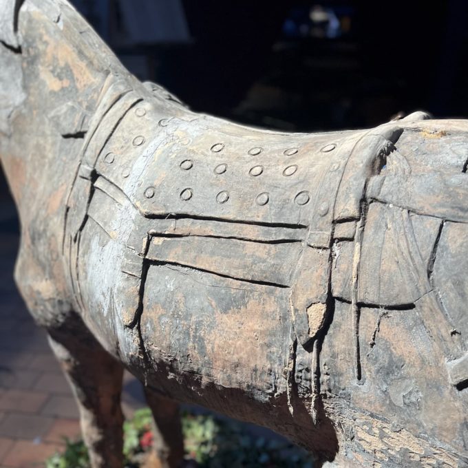Horse in terracotta back