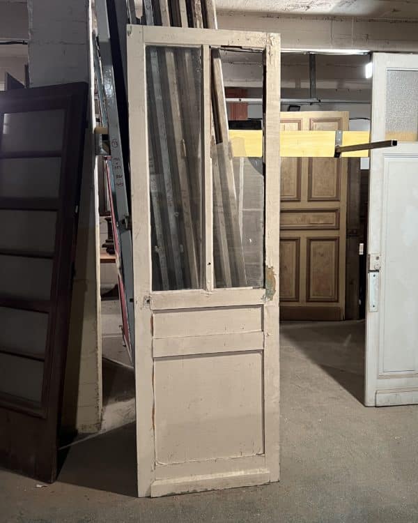 Antique glass door 78×236 cm