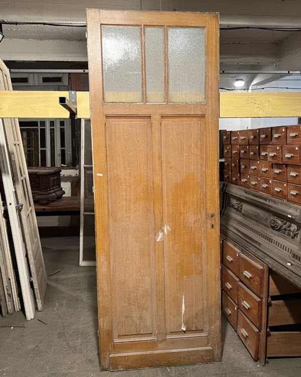 Antique glass door 89×248 cm