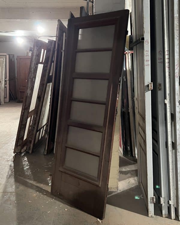 Antique glass door 80×219 cm