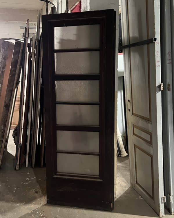 Antique glass door 80×219 cm