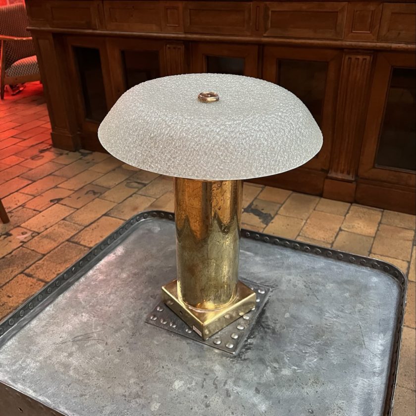Brass lamp top