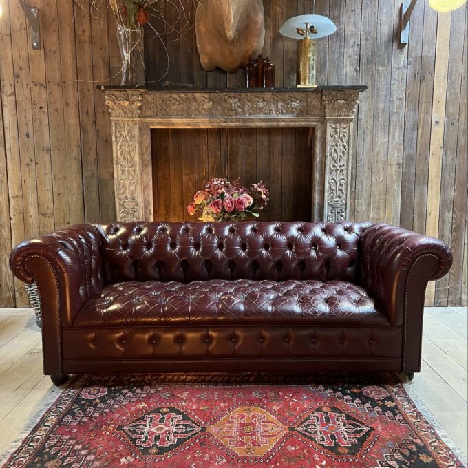 Chesterfield leather