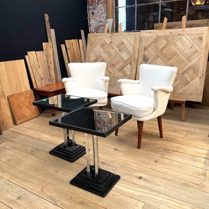 pair of coffee tables
