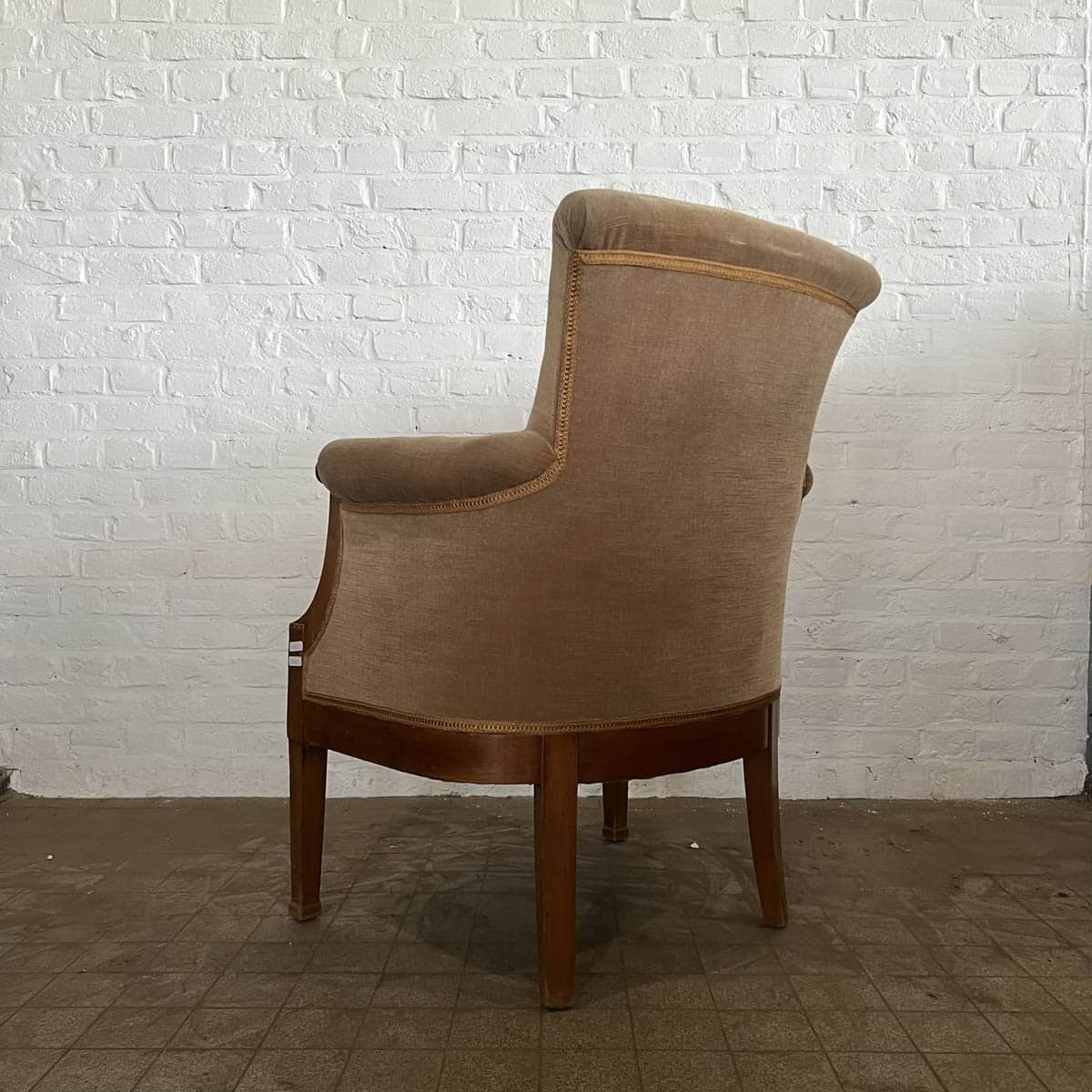 IMG_6513 | Authentic Materials Brown velvet bolster