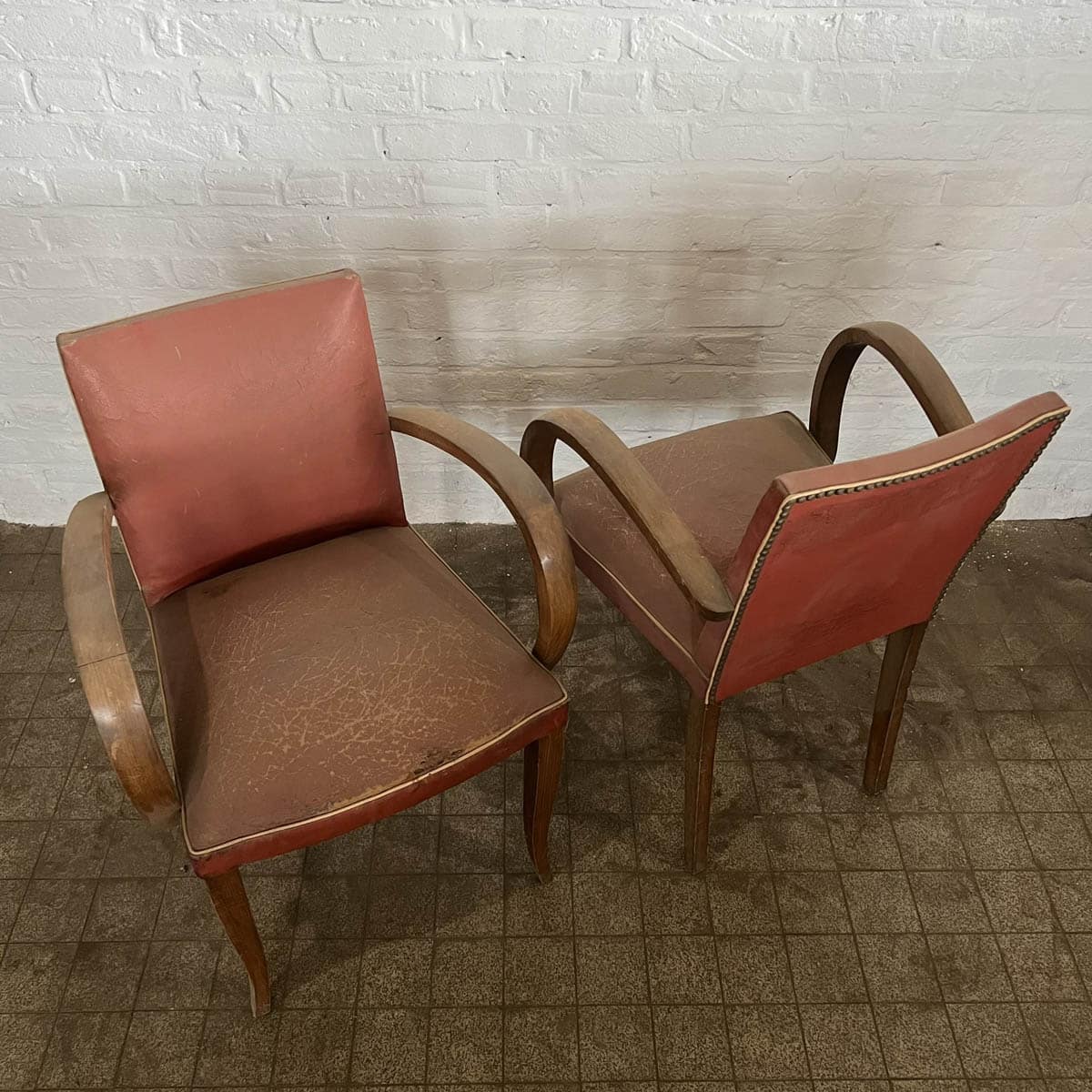 IMG_6550 | Authentic Materials Pair of bridge armchairs