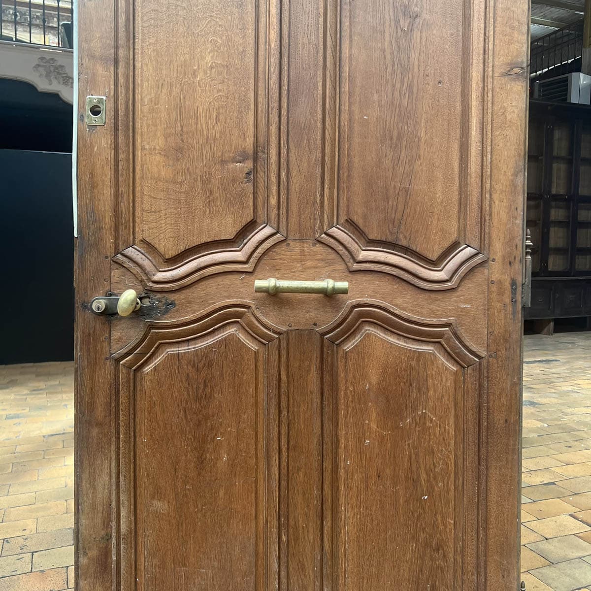 IMG_6835 | Authentic Materials Antique entrance door with frame 95×213.5cm