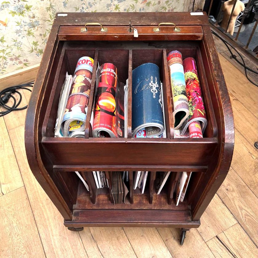 Top open filing cabinet