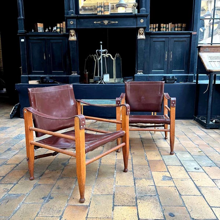 pair of colonial armchairs