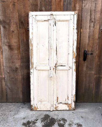 Double Porte de placard avec bâti 178x83 cm