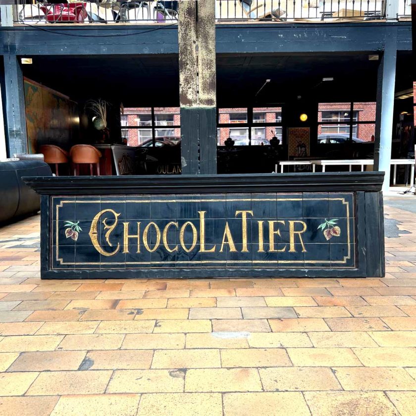 Chocolatier sign