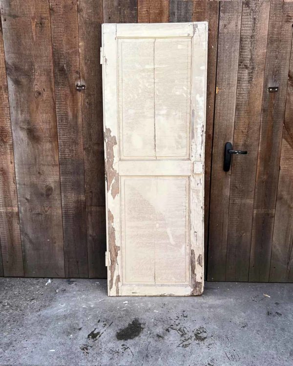Antique fir door 70x190 cm back