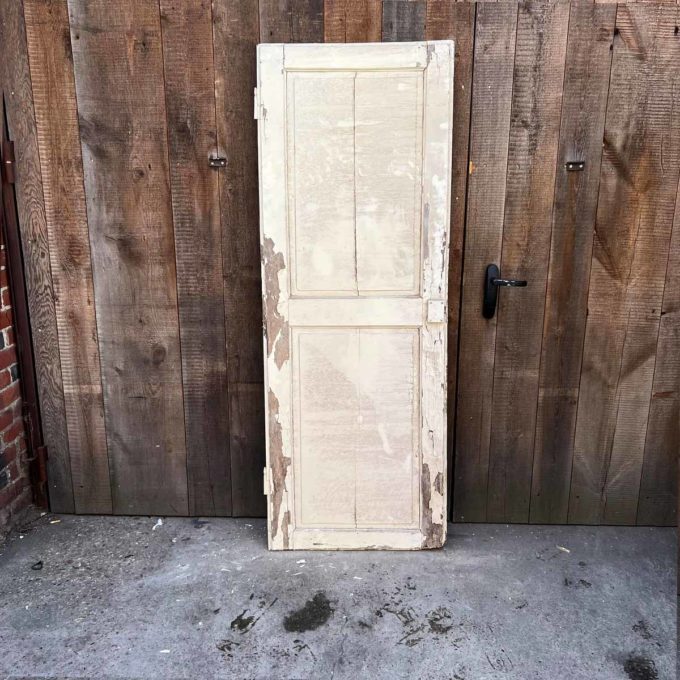 Antique fir door 70x190 cm back
